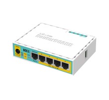 Роутер MikroTik hEX PoE lite (RB750UPR2) 10/100BASE-TX белый