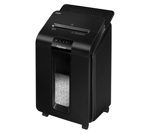Шредер Fellowes AutoMax 100M с автоподачей (секр.P-4)/перекрестный/100лист./23лтр./скрепки/скобы/пл.карты