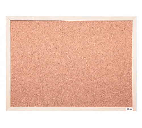 Доска пробковая Cactus CS-CWBD-45X60 пробковая коричневый 45x60см деревянная рама пробка