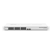 Коммутатор MikroTik CSS326-24G-2S+RM 24G 2SFP+ управляемый