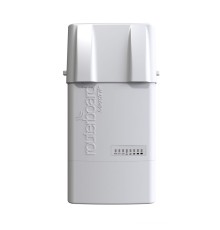 Точка доступа MikroTik BaseBox 5 with 600Mhz Atheros CPU, 64MB RAM, 1xGigabit LAN, USB, miniPCIe, built-in 5Ghz 802.11a/n 2x2 two chain wireless with two RP-SMA connectors, RouterOS L4, outdoor enclosure, POE, PSU, (RB912UAG-5HPnD-OUT)