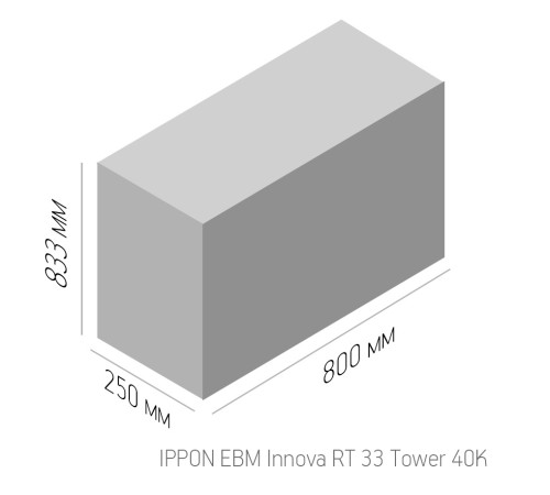 Источник бесперебойного питания Ippon Innova RT 33 40K Tower 40000Вт 40000ВА черный Источник бесперебойного питания Ippon Innova RT 33 40K Tower 40000Вт 40000ВА черный