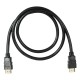 Кабель аудио-видео Buro HDMI 2.0 HDMI (m)/HDMI (m) 1м. Позолоченные контакты черный (BHP HDMI 2.0-1)