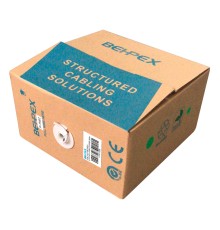 Кабель сетевой UTP 4 пары cat6 solid 0.55мм Cu 305м серый (BHP-C6CU)