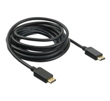 Кабель аудио-видео Buro v 1.2 DisplayPort (m)/DisplayPort (m) 5м. Позолоченные контакты черный (BHP DPP_1.2-5)