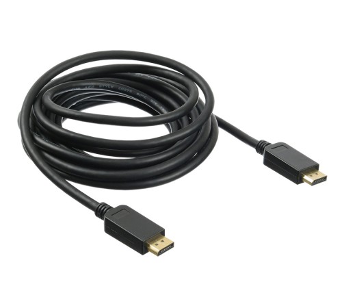 Кабель аудио-видео Buro v 1.2 DisplayPort (m)/DisplayPort (m) 5м. Позолоченные контакты черный (BHP DPP_1.2-5) Кабель аудио-видео Buro v 1.2 DisplayPort (m)/DisplayPort (m) 5м. Позолоченные контакты черный (BHP DPP_1.2-5)