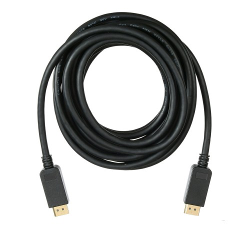 Кабель аудио-видео Buro v 1.2 DisplayPort (m)/DisplayPort (m) 5м. Позолоченные контакты черный (BHP DPP_1.2-5) Кабель аудио-видео Buro v 1.2 DisplayPort (m)/DisplayPort (m) 5м. Позолоченные контакты черный (BHP DPP_1.2-5)