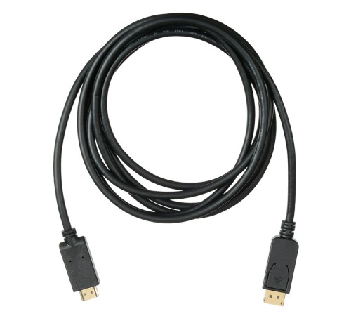 Кабель аудио-видео Buro v. 1.2 DisplayPort (m)/HDMI (m) 3м. Позолоченные контакты черный (BHP DPP_HDMI-3) Кабель аудио-видео Buro v. 1.2 DisplayPort (m)/HDMI (m) 3м. Позолоченные контакты черный (BHP DPP_HDMI-3)