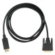 Кабель аудио-видео Buro 1.1v DisplayPort (m)/DVI-D (Dual Link) (m) 2м. Позолоченные контакты черный (BHP DPP_DVI-2)