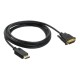 Кабель аудио-видео Buro 1.1v DisplayPort (m)/DVI-D (Dual Link) (m) 3м. Позолоченные контакты черный (BHP DPP_DVI-3)