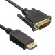 Кабель аудио-видео Buro 1.1v DisplayPort (m)/DVI-D (Dual Link) (m) 3м. Позолоченные контакты черный (BHP DPP_DVI-3)
