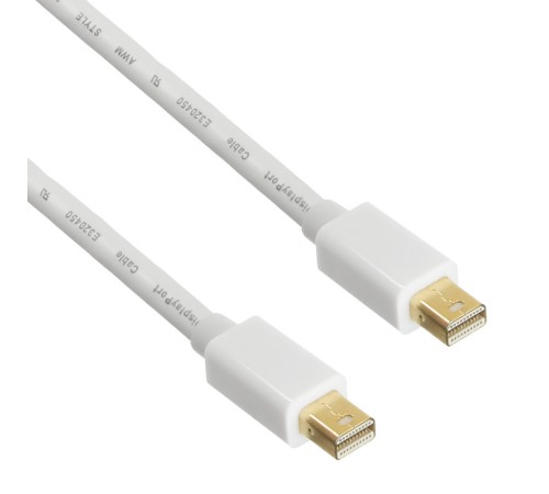 Кабель аудио-видео Buro 1.2v miniDisplayport (m)/miniDisplayport (m) 2м. Позолоченные контакты белый (BHP MDPP-2) Кабель аудио-видео Buro 1.2v miniDisplayport (m)/miniDisplayport (m) 2м. Позолоченные контакты белый (BHP MDPP-2)