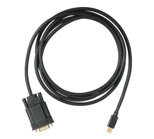 Кабель аудио-видео Buro 1.1v miniDisplayport (m)/VGA (m) 2м. Позолоченные контакты черный (BHP MDPP-VGA-2) Кабель аудио-видео Buro 1.1v miniDisplayport (m)/VGA (m) 2м. Позолоченные контакты черный (BHP MDPP-VGA-2)