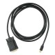 Кабель аудио-видео Buro 1.1v miniDisplayport (m)/VGA (m) 2м. Позолоченные контакты черный (BHP MDPP-VGA-2)