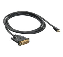 Кабель аудио-видео Buro 1.1v miniDisplayport (m)/DVI-D (Dual Link) (m) 2м. Позолоченные контакты черный (BHP MDPP-DVI-2)