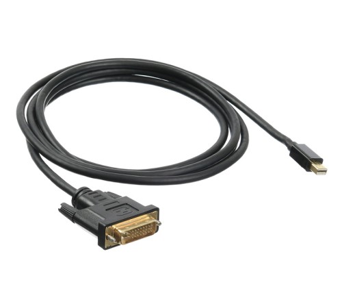 Кабель аудио-видео Buro 1.1v miniDisplayport (m)/DVI-D (Dual Link) (m) 2м. Позолоченные контакты черный (BHP MDPP-DVI-2) Кабель аудио-видео Buro 1.1v miniDisplayport (m)/DVI-D (Dual Link) (m) 2м. Позолоченные контакты черный (BHP MDPP-DVI-2)