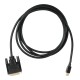 Кабель аудио-видео Buro 1.1v miniDisplayport (m)/DVI-D (Dual Link) (m) 2м. Позолоченные контакты черный (BHP MDPP-DVI-2)