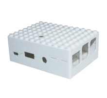 RA181   Корпус ACD White ABS Plastic Building Block case for Raspberry Pi 3 B/B+ (CBPIBLOX-WHT) (494279)