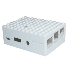 RA181   Корпус ACD White ABS Plastic Building Block case for Raspberry Pi 3 B/B+ (CBPIBLOX-WHT) (494279)