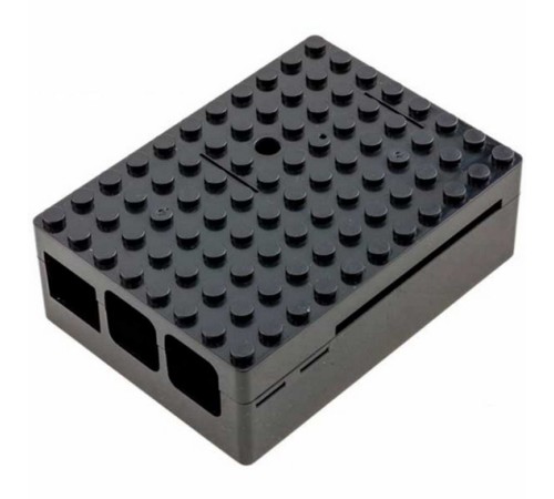RA182   Корпус ACD Black ABS Plastic Building Block case for Raspberry Pi 3 B/B+ (CBPIBLOX-BLK) (494293)