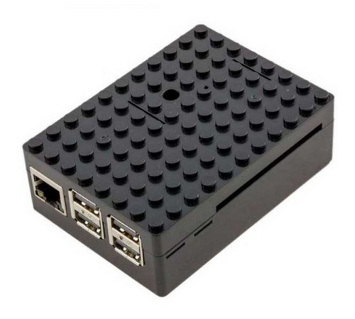 RA182   Корпус ACD Black ABS Plastic Building Block case for Raspberry Pi 3 B/B+ (CBPIBLOX-BLK) (494293)