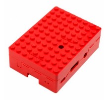 RA183   Корпус ACD Red ABS Plastic Building Block case for Raspberry Pi 3 B (CBPIBLOX-RED) (494309)