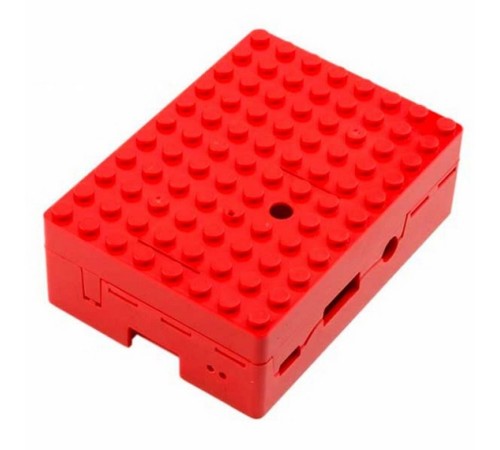 RA183   Корпус ACD Red ABS Plastic Building Block case for Raspberry Pi 3 B (CBPIBLOX-RED) (494309)