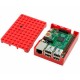 RA183   Корпус ACD Red ABS Plastic Building Block case for Raspberry Pi 3 B (CBPIBLOX-RED) (494309)