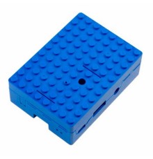 RA184   Корпус ACD Blue ABS Plastic Building Block case for Raspberry Pi 3 B (CBPIBLOX-BLU) (494354)
