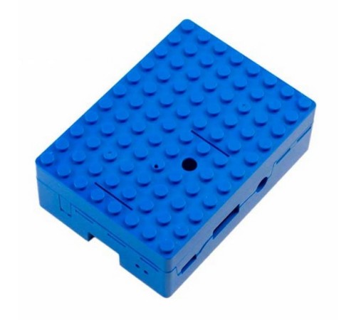 RA184   Корпус ACD Blue ABS Plastic Building Block case for Raspberry Pi 3 B (CBPIBLOX-BLU) (494354)