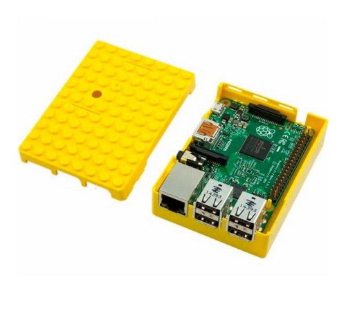 RA185   Корпус ACD Yellow ABS Plastic Building Block case for Raspberry Pi 3 B (CBPIBLOX-YEL) (494408)