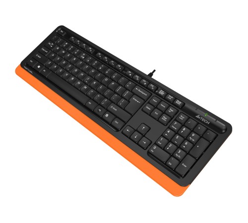 Клавиатура A4Tech Fstyler FK10 черный/оранжевый USB Клавиатура A4Tech Fstyler FK10 черный/оранжевый USB