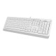 Клавиатура A4Tech Fstyler FK10 белый/серый USB