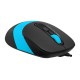 Клавиатура + мышь A4Tech Fstyler F1010 клав:черный/синий мышь:черный/синий USB Multimedia