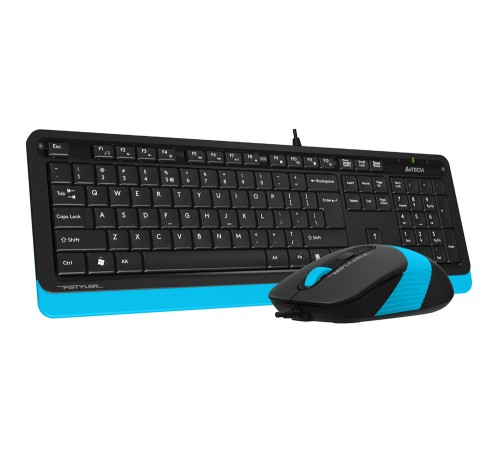 Клавиатура + мышь A4Tech Fstyler F1010 клав:черный/синий мышь:черный/синий USB Multimedia Клавиатура + мышь A4Tech Fstyler F1010 клав:черный/синий мышь:черный/синий USB Multimedia
