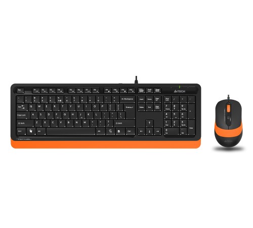Клавиатура + мышь A4Tech Fstyler F1010 клав:черный/оранжевый мышь:черный/оранжевый USB Multimedia Клавиатура + мышь A4Tech Fstyler F1010 клав:черный/оранжевый мышь:черный/оранжевый USB Multimedia