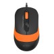 Клавиатура + мышь A4Tech Fstyler F1010 клав:черный/оранжевый мышь:черный/оранжевый USB Multimedia