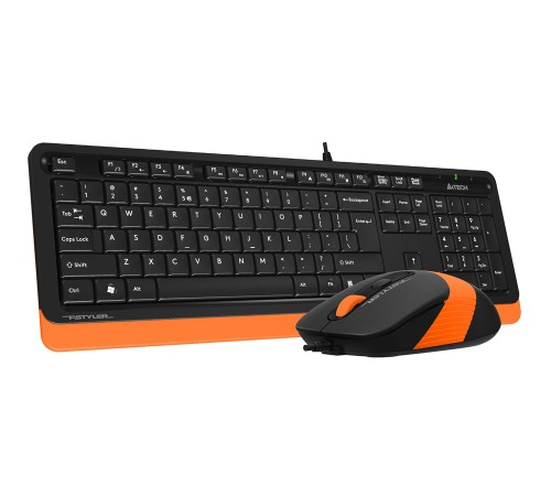 Клавиатура + мышь A4Tech Fstyler F1010 клав:черный/оранжевый мышь:черный/оранжевый USB Multimedia Клавиатура + мышь A4Tech Fstyler F1010 клав:черный/оранжевый мышь:черный/оранжевый USB Multimedia
