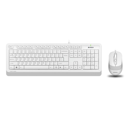 Клавиатура + мышь A4Tech Fstyler F1010 клав:белый/серый мышь:белый/серый USB Multimedia Клавиатура + мышь A4Tech Fstyler F1010 клав:белый/серый мышь:белый/серый USB Multimedia