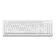 Клавиатура + мышь A4Tech Fstyler F1010 клав:белый/серый мышь:белый/серый USB Multimedia