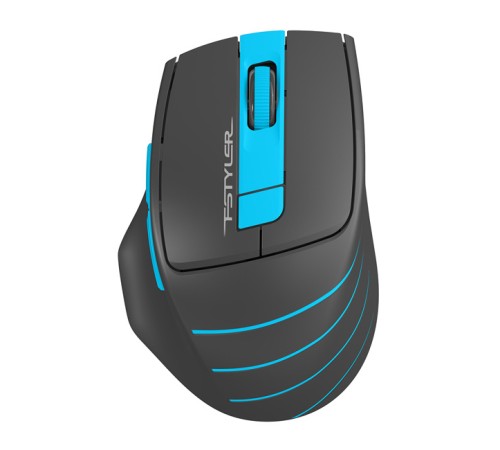 Мышь A4Tech Fstyler FG30 серый/синий оптическая (2000dpi) беспроводная USB (6but) Мышь A4Tech Fstyler FG30 серый/синий оптическая (2000dpi) беспроводная USB (6but)