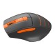 Мышь A4Tech Fstyler FG30 серый/оранжевый оптическая (2000dpi) беспроводная USB (6but)