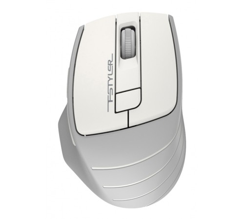 Мышь A4Tech Fstyler FG30 белый/серый оптическая (2000dpi) беспроводная USB (6but) Мышь A4Tech Fstyler FG30 белый/серый оптическая (2000dpi) беспроводная USB (6but)