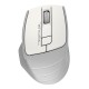 Мышь A4Tech Fstyler FG30 белый/серый оптическая (2000dpi) беспроводная USB (6but)