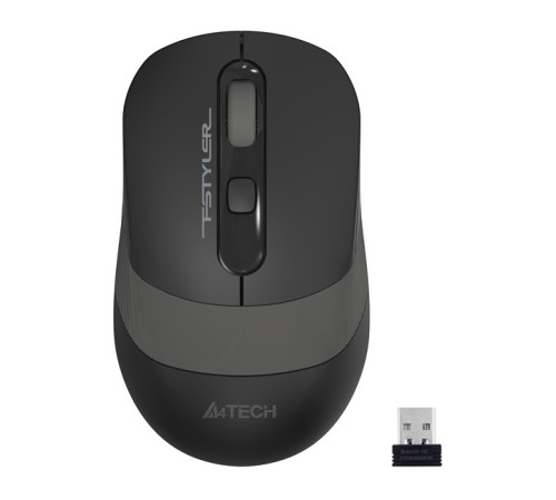 Мышь A4Tech Fstyler FG10 черный/серый оптическая (2000dpi) беспроводная USB (4but) Мышь A4Tech Fstyler FG10 черный/серый оптическая (2000dpi) беспроводная USB (4but)