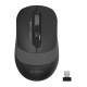 Мышь A4Tech Fstyler FG10 черный/серый оптическая (2000dpi) беспроводная USB (4but)