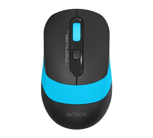 Мышь A4Tech Fstyler FG10 черный/синий оптическая (2000dpi) беспроводная USB (4but) Мышь A4Tech Fstyler FG10 черный/синий оптическая (2000dpi) беспроводная USB (4but)