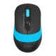 Мышь A4Tech Fstyler FG10 черный/синий оптическая (2000dpi) беспроводная USB (4but)
