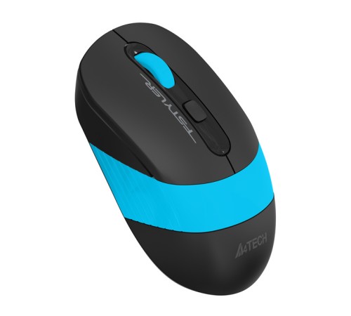Мышь A4Tech Fstyler FG10 черный/синий оптическая (2000dpi) беспроводная USB (4but) Мышь A4Tech Fstyler FG10 черный/синий оптическая (2000dpi) беспроводная USB (4but)
