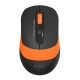 Мышь A4Tech Fstyler FG10 черный/оранжевый оптическая (2000dpi) беспроводная USB (4but)